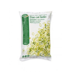Leek frozen, fine cut 3-5mm, ARDO, 2.5 kg